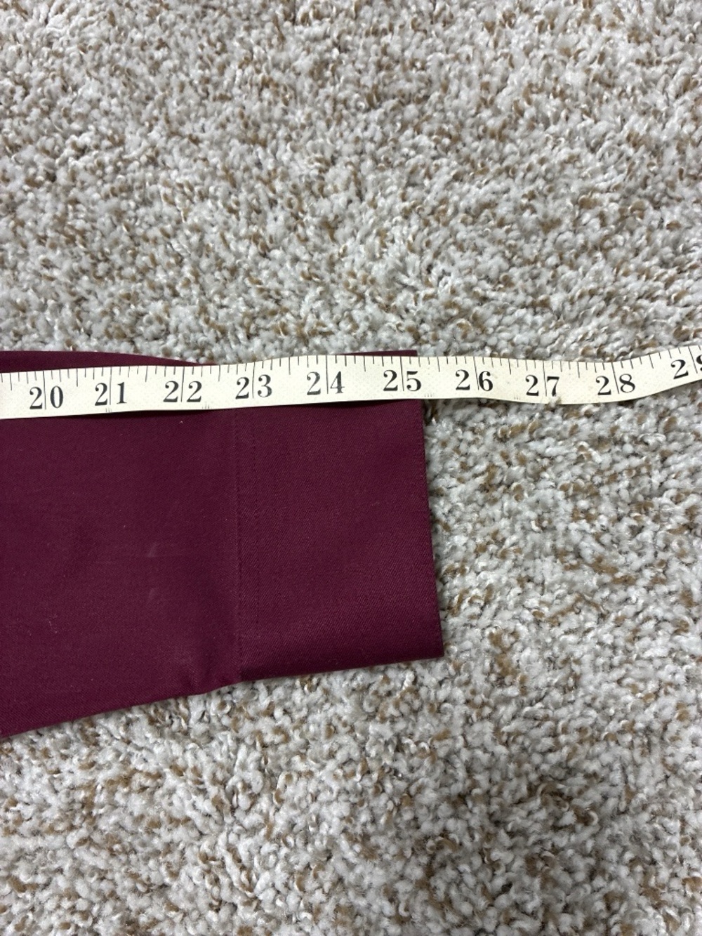 Calvin Klein Infinite Non Iron Slim Fit Dress Shirt Dark Plum Maroon 15.5 - Picture 6 of 7